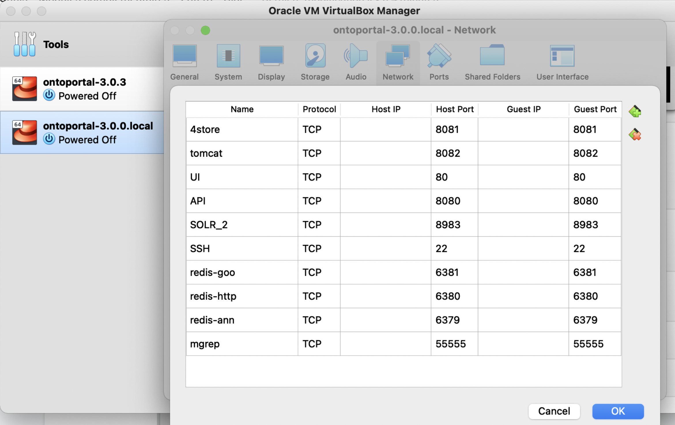 Backend infrastructure port forwarding